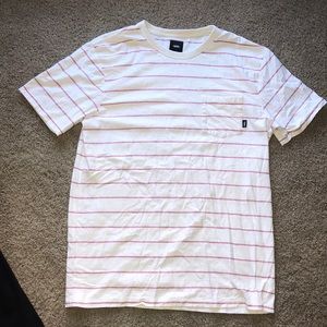 Men’s White & Red Vans tshirt